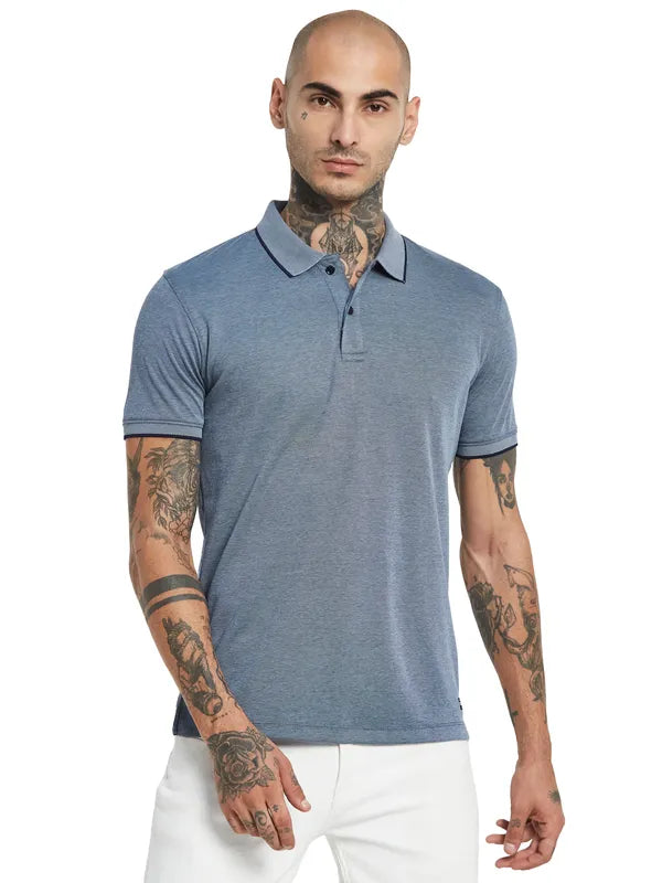 Octave Polo Collar Cotton T-Shirt