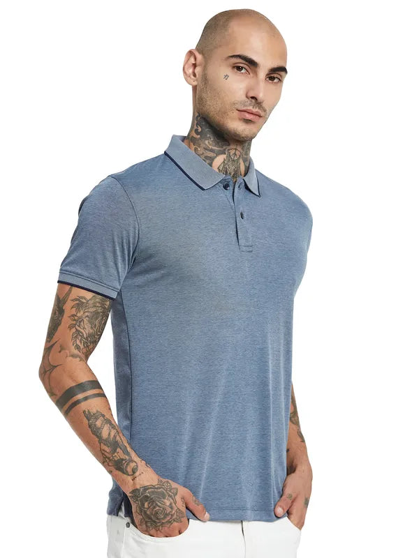 Octave Polo Collar Cotton T-Shirt