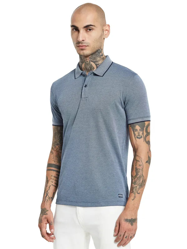 Octave Polo Collar Cotton T-Shirt