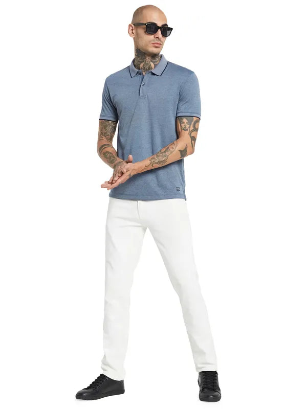 Octave Polo Collar Cotton T-Shirt