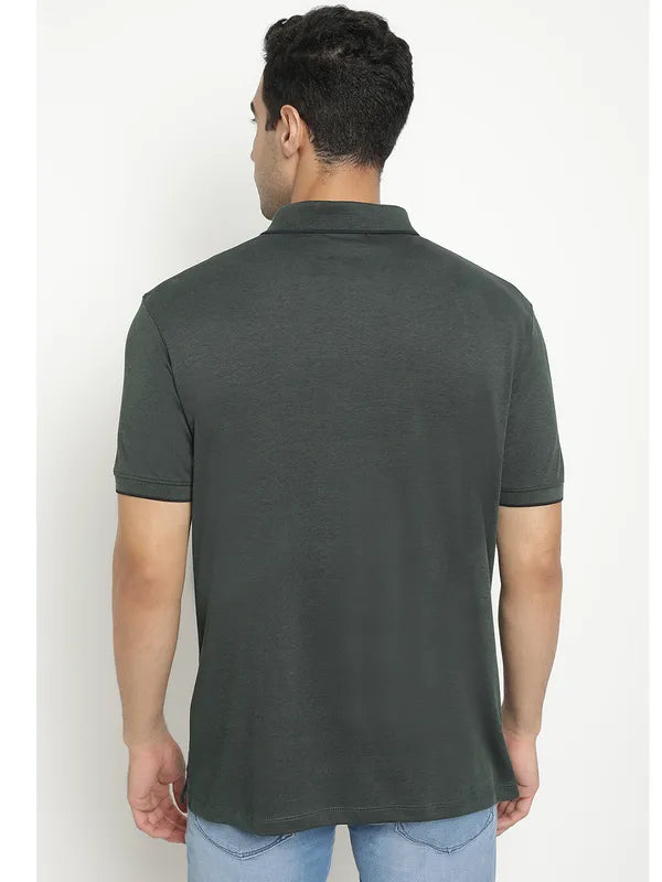 Octave Polo Collar Short Sleeves Cotton T-Shirt