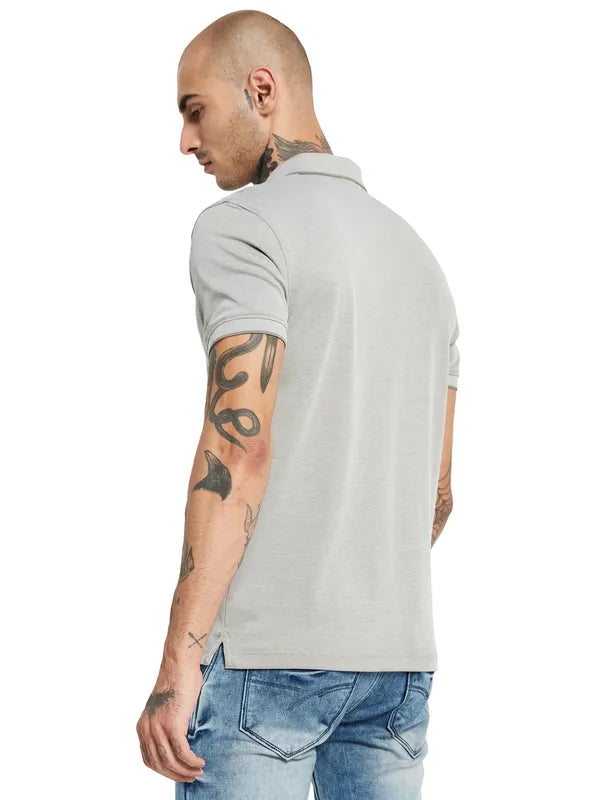 Octave Polo Collar Regular Sleeves Cotton Regular Fit Casaual T-Shirt