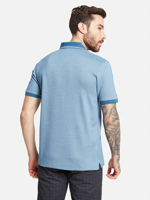 Octave Polo Collar Cotton Pockets T-Shirt