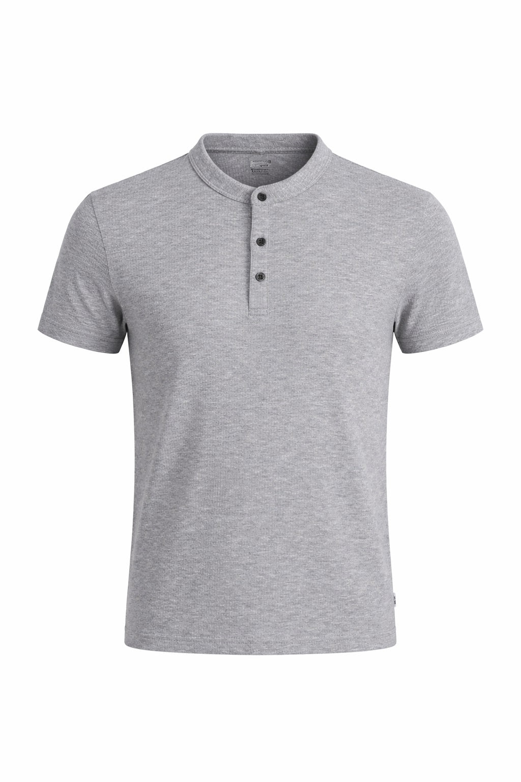 Men Solid High Neck T-shirt