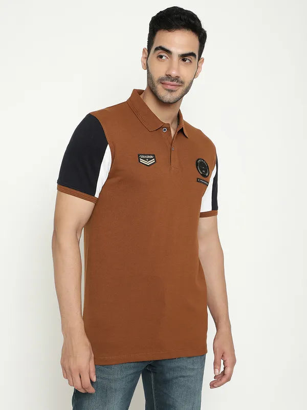 Octave Polo Collar Cotton T-Shirt
