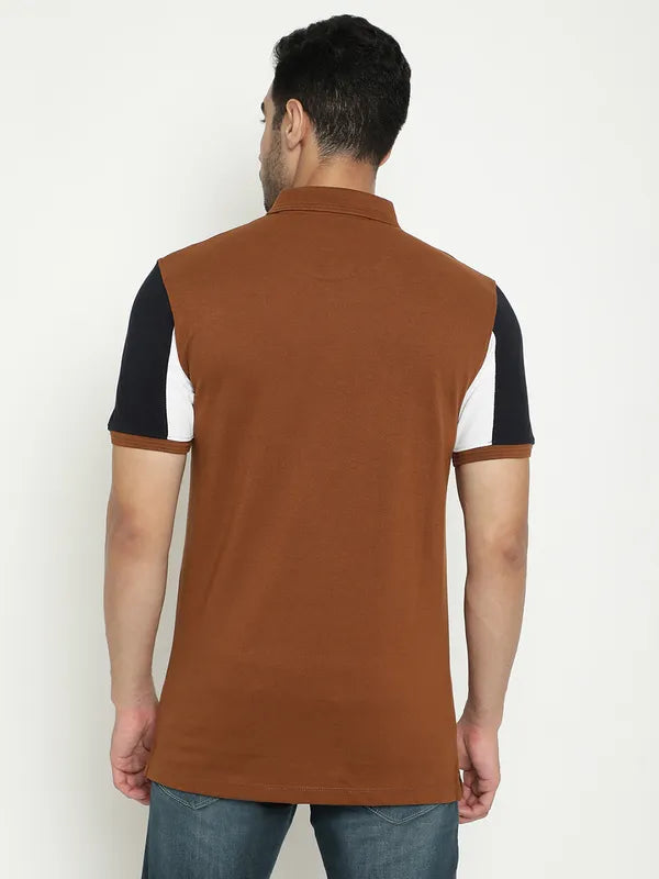 Octave Polo Collar Cotton T-Shirt