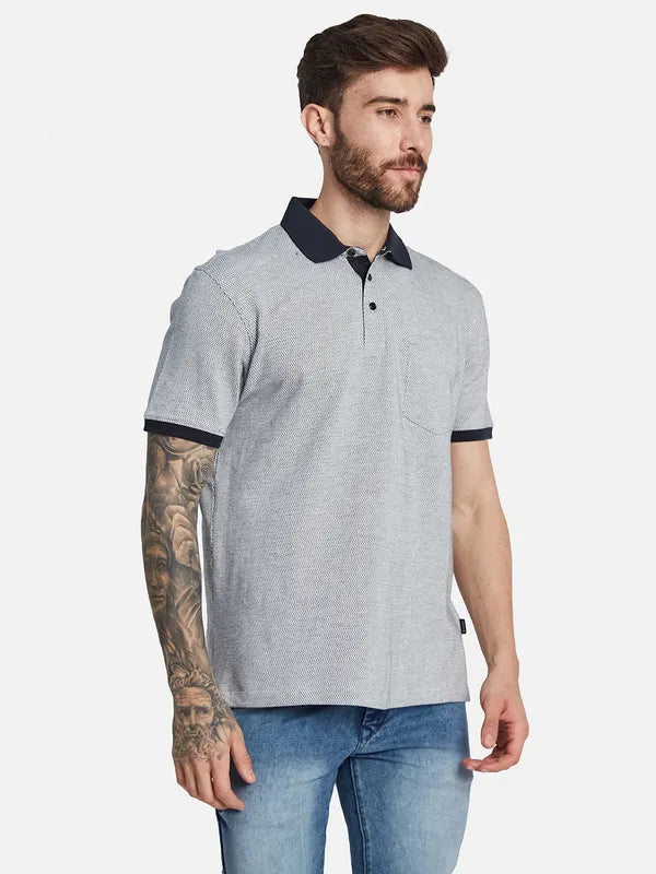 Octave Polo Collar Cotton Pockets T-Shirt