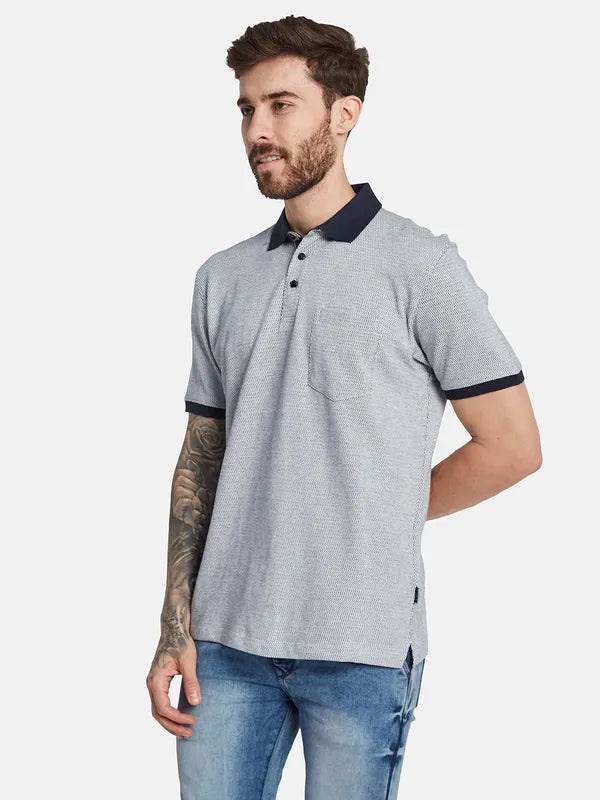 Octave Polo Collar Cotton Pockets T-Shirt