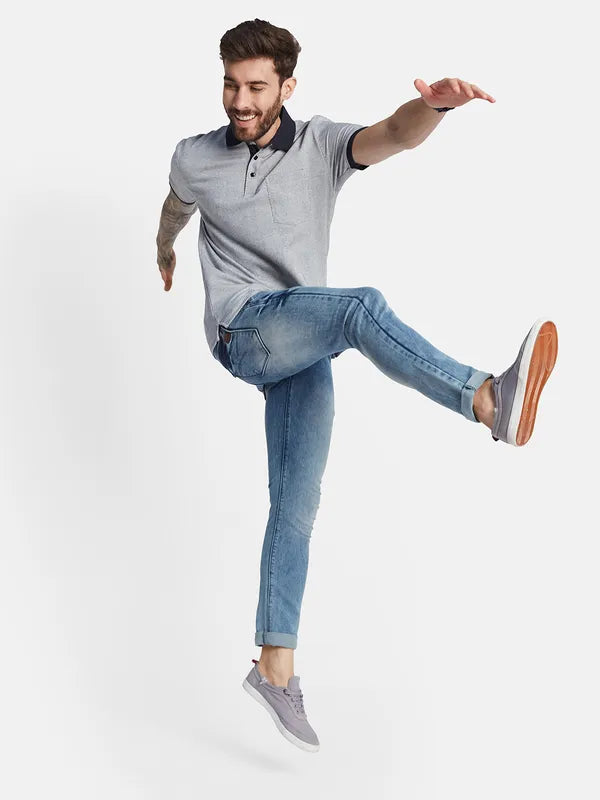 Octave Polo Collar Cotton Pockets T-Shirt