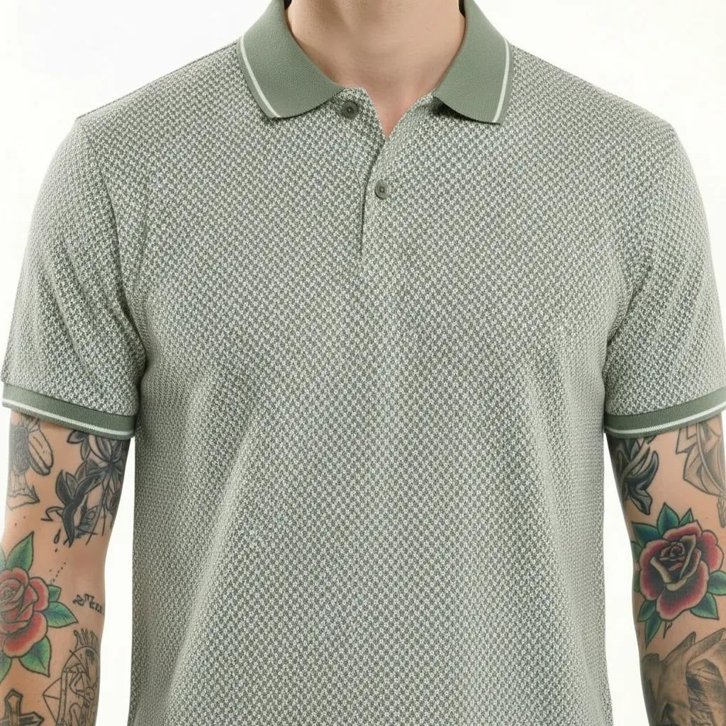 Octave Men Polo Collar T-shirt