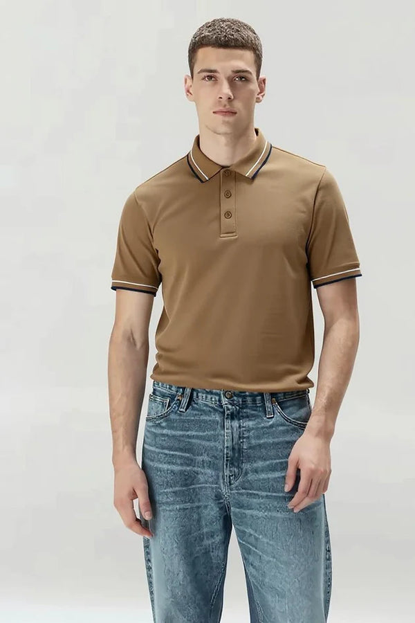 Men Sold Polo Collar T-shirt