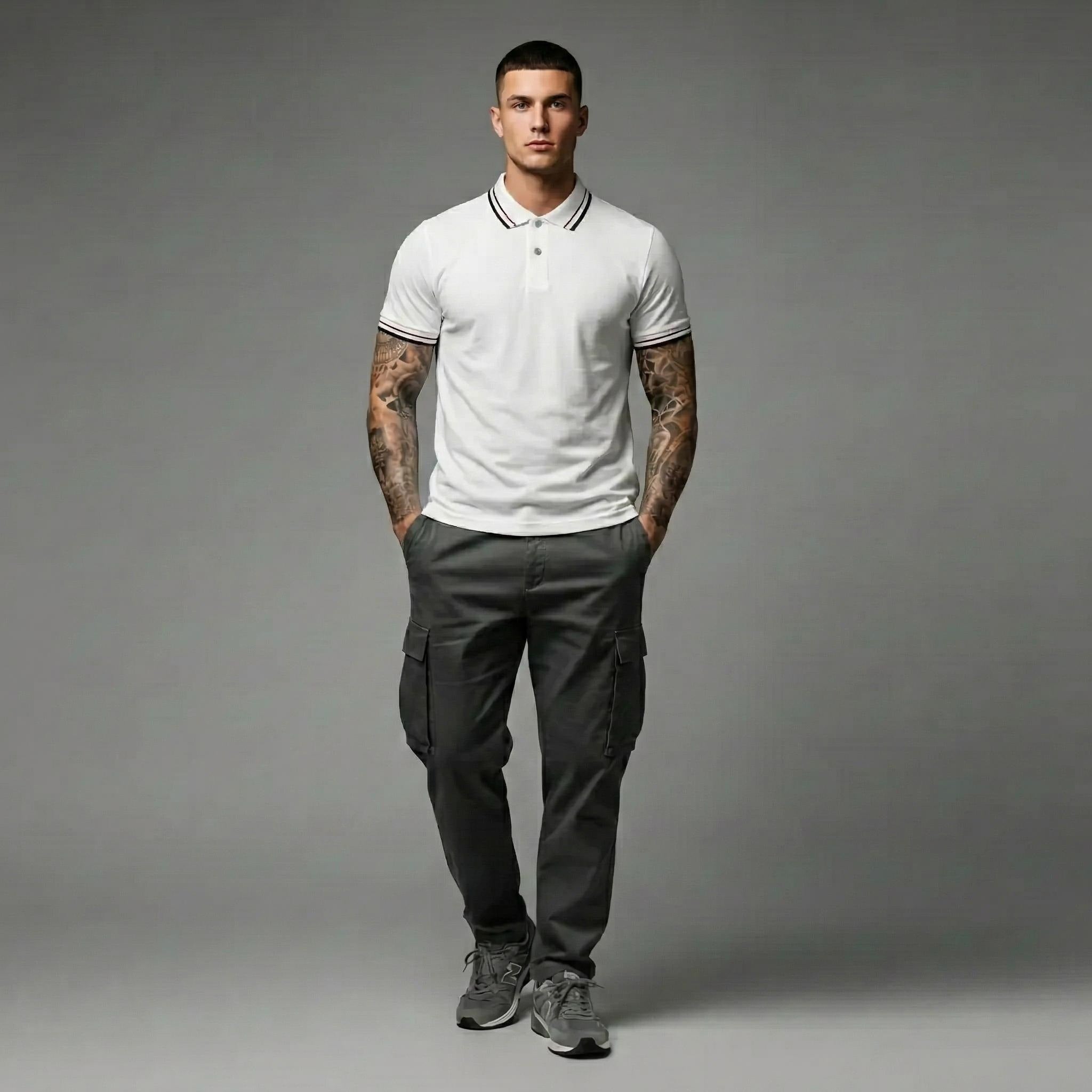 Men Sold Polo Collar T-shirt