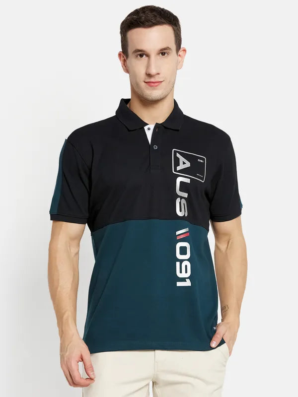 Men Teal T-Shirt