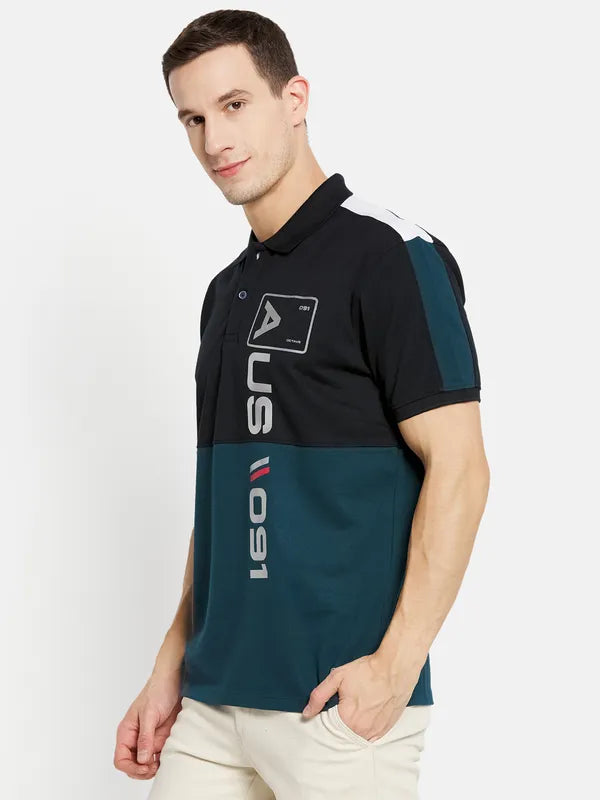 Men Teal T-Shirt