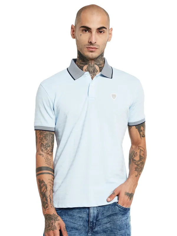 Octave Polo Collar Cotton T-Shirt
