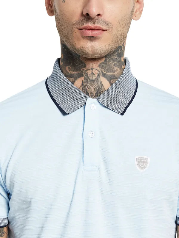 Octave Polo Collar Cotton T-Shirt