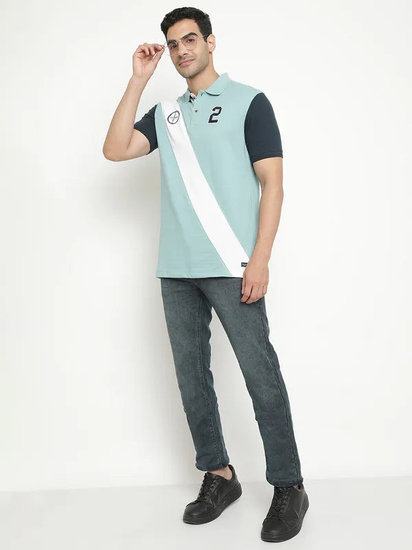 Octave Polo Collar Cotton T-Shirt