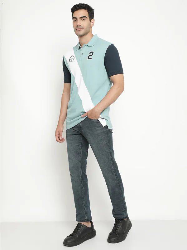 Octave Polo Collar Cotton T-Shirt