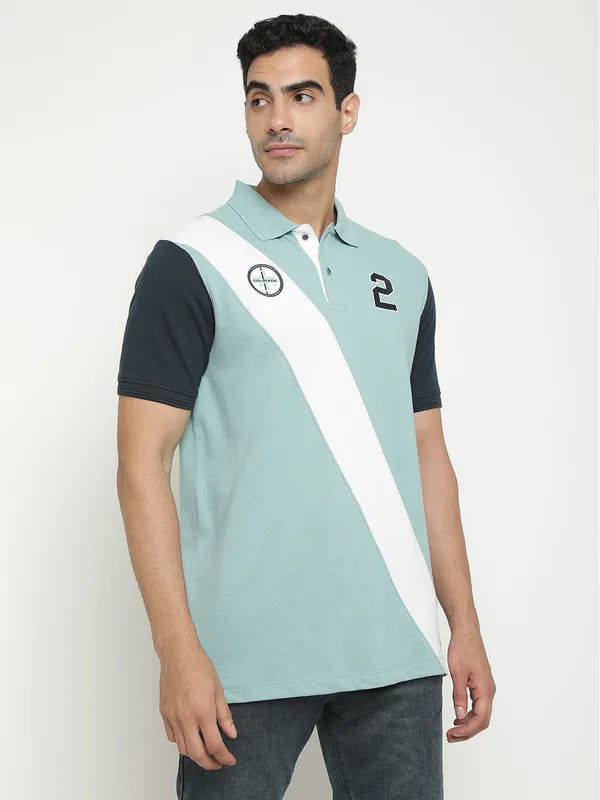 Octave Polo Collar Cotton T-Shirt