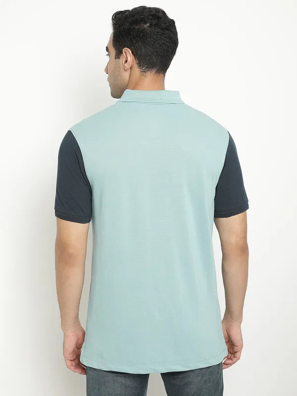 Octave Polo Collar Cotton T-Shirt