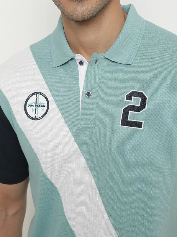 Octave Polo Collar Cotton T-Shirt