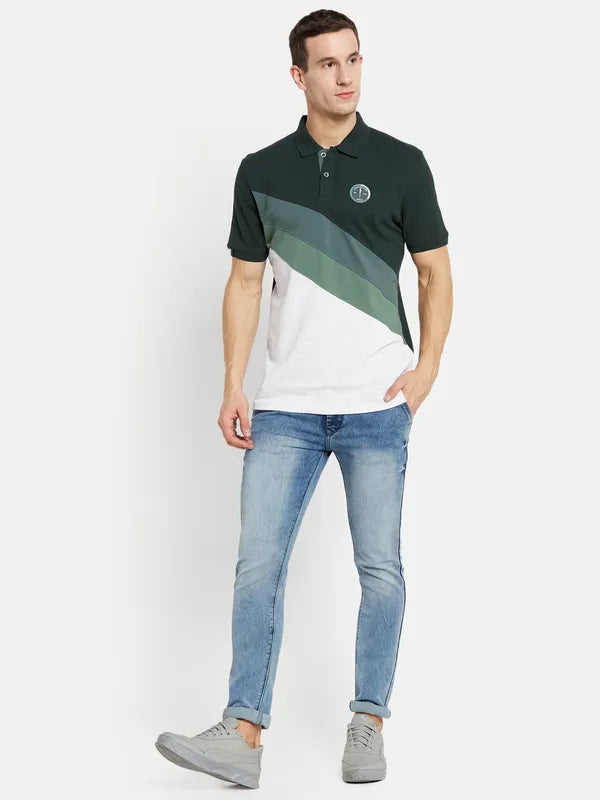 Men Mountain Green T-Shirt