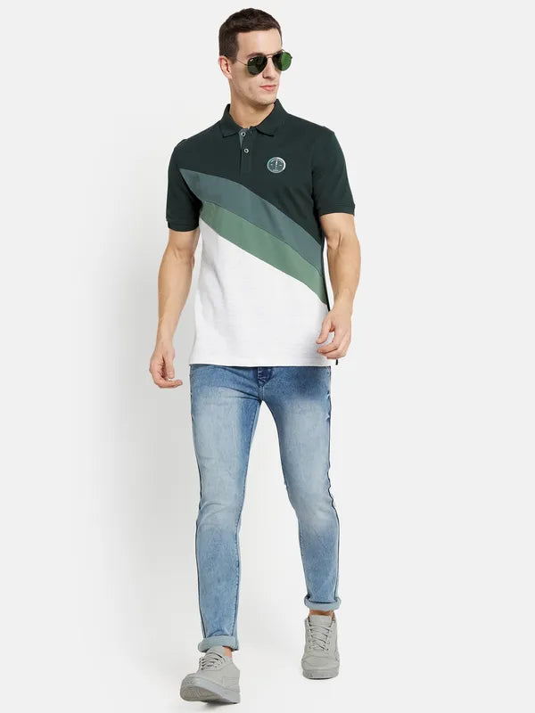 Men Mountain Green T-Shirt