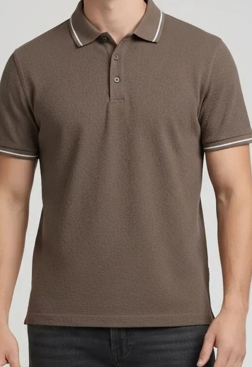 Men Coffee Sold Polo Collar T-shirt