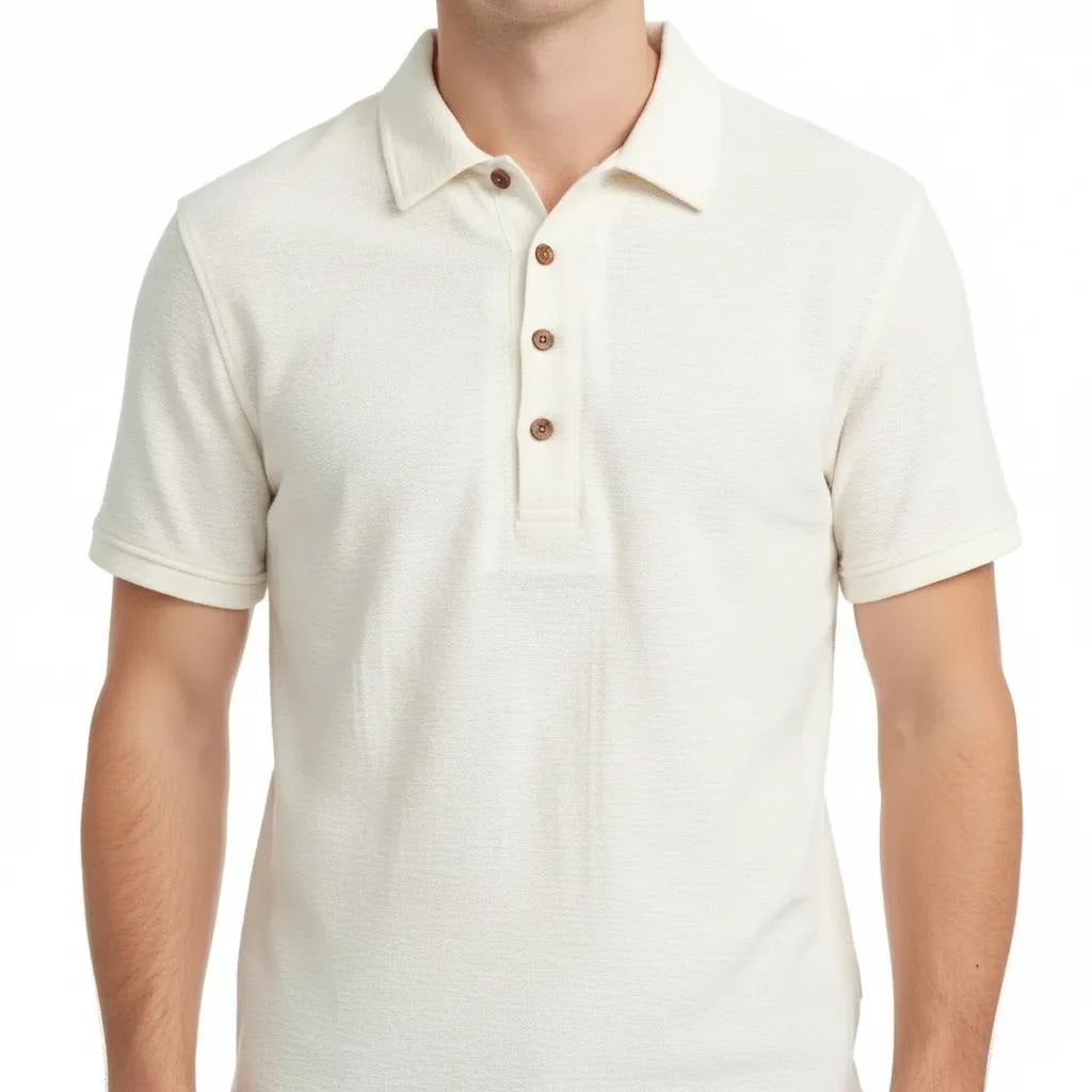 Octave Men Checked Polo Collar T-shirt