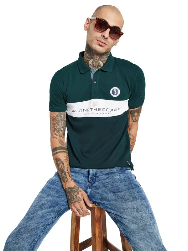 Octave Polo Collar Cotton T-Shirt