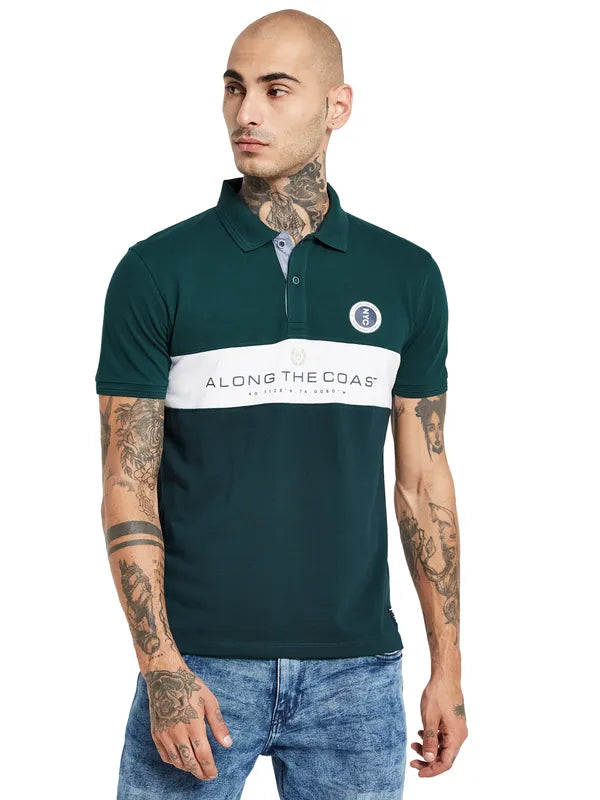 Octave Polo Collar Cotton T-Shirt