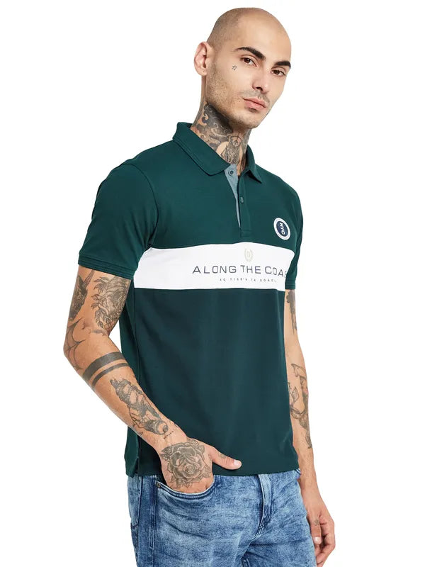 Octave Polo Collar Cotton T-Shirt
