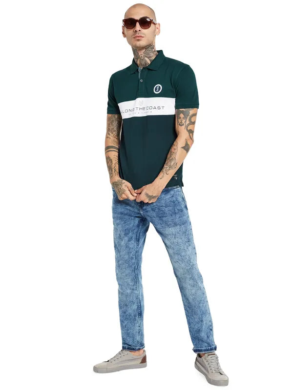 Octave Polo Collar Cotton T-Shirt