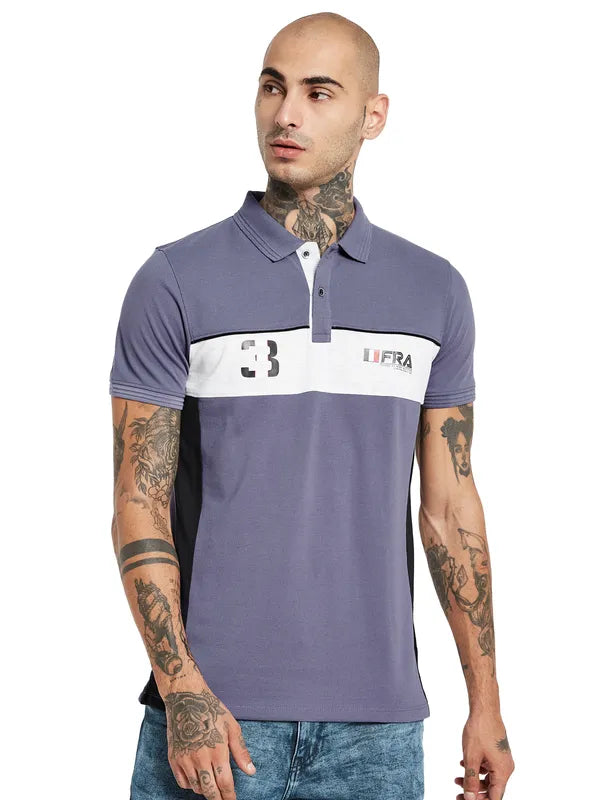 Octave Polo Collar Cotton T-Shirt