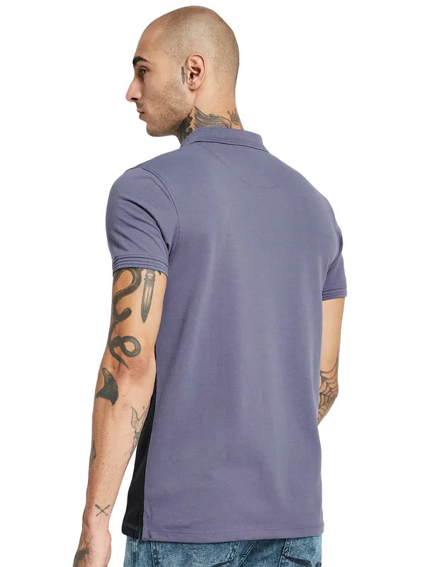 Octave Polo Collar Cotton T-Shirt