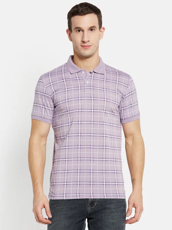 Men Lilac T-Shirt