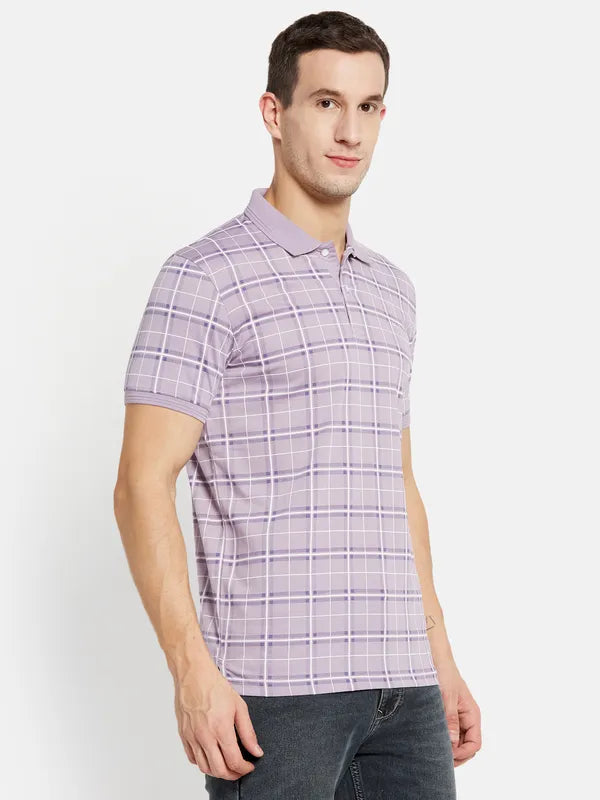 Men Lilac T-Shirt