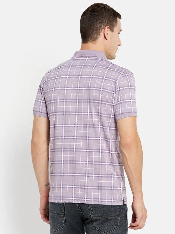 Men Lilac T-Shirt