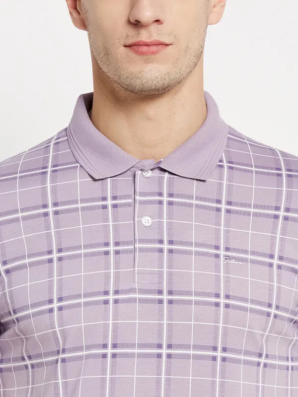Men Lilac T-Shirt