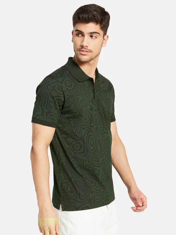 Printed Polo T-Shirt