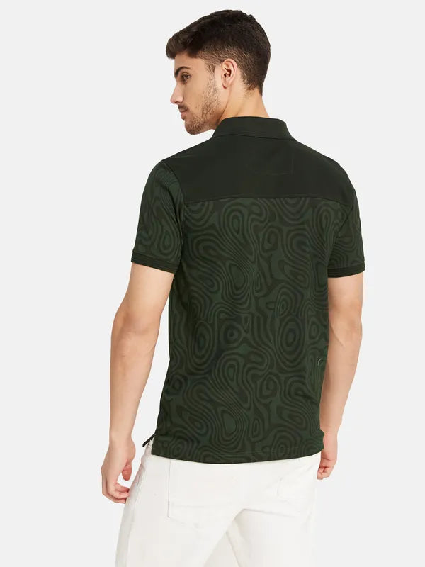 Printed Polo T-Shirt