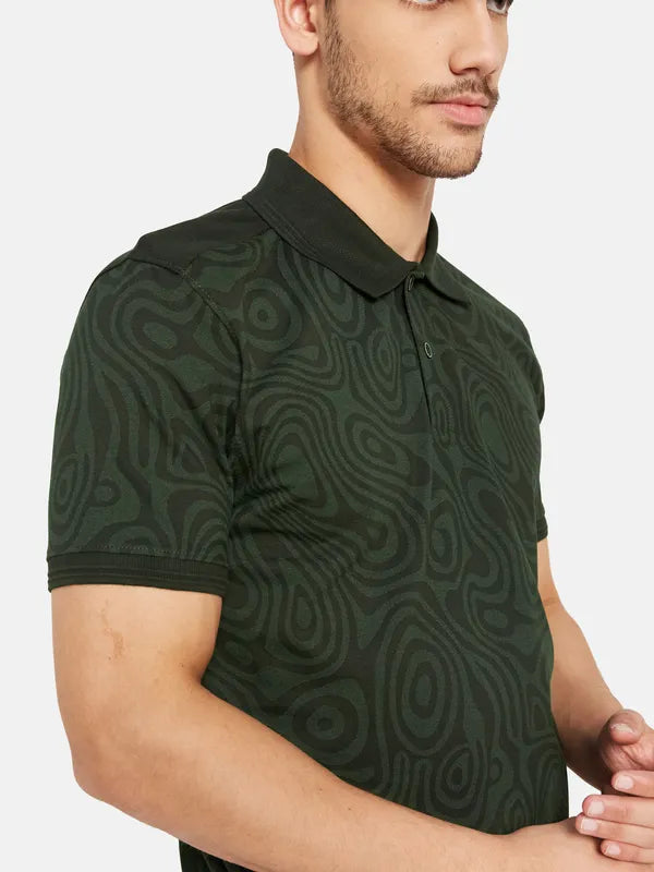 Printed Polo T-Shirt