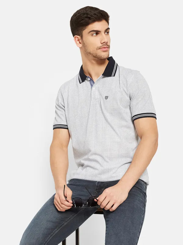 Miniature Checked Polo T-Shirt