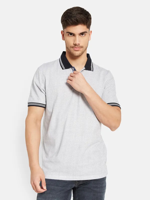 Miniature Checked Polo T-Shirt