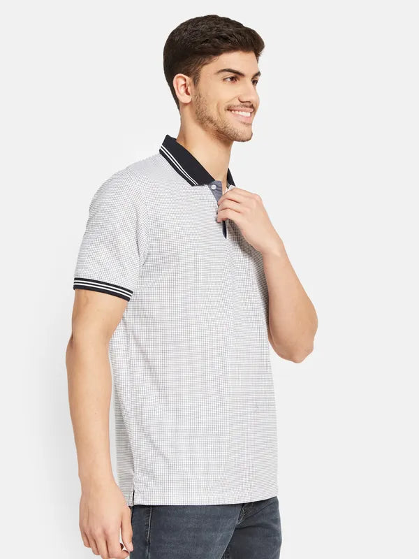Miniature Checked Polo T-Shirt