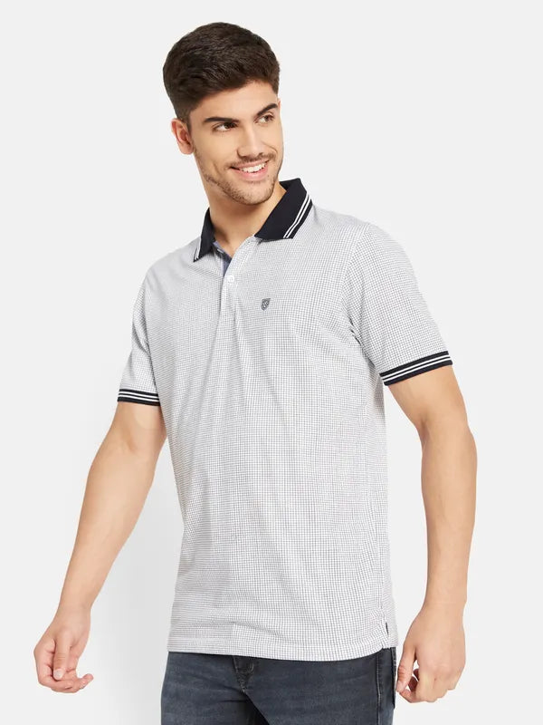 Miniature Checked Polo T-Shirt