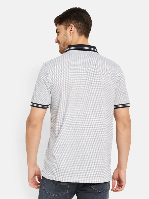Miniature Checked Polo T-Shirt