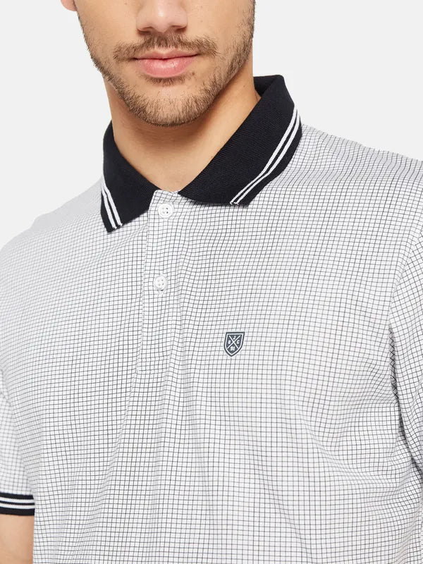 Miniature Checked Polo T-Shirt