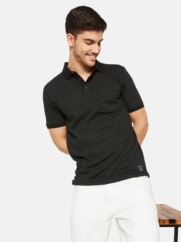 Printed Polo T-Shirt