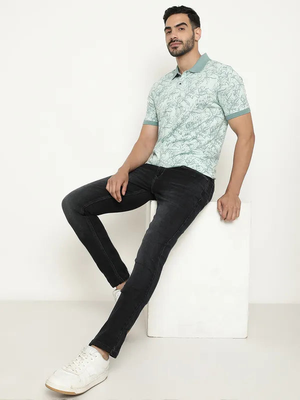 Regular Fit Printed Polo T-Shirt